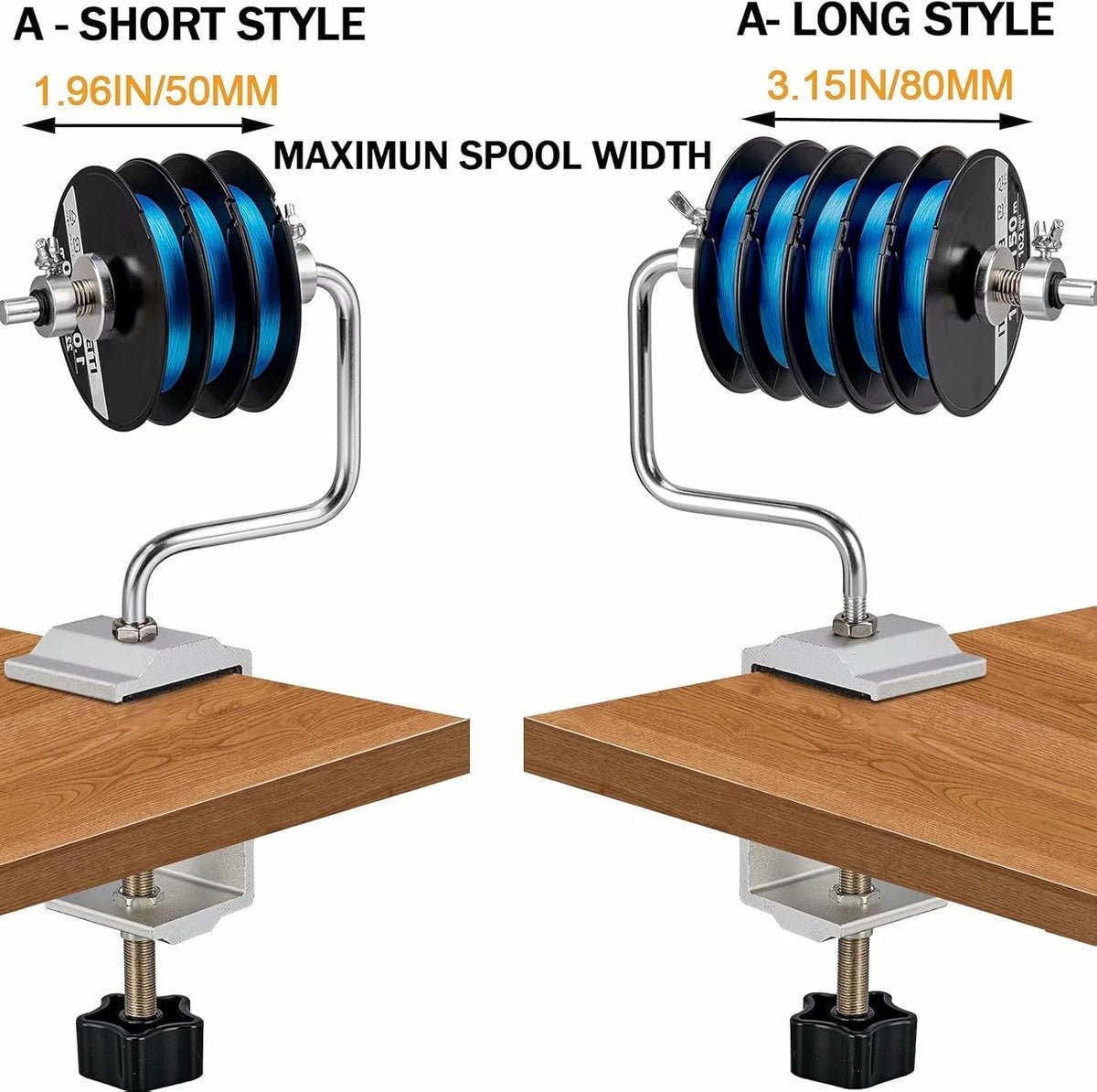 Adjustable Stable Portable Fishing Line Spooler - Image 3
