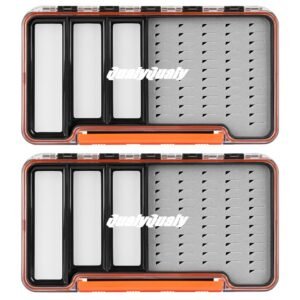 2 Pack Magnetic Streamer Fly Fishing Tackle Box