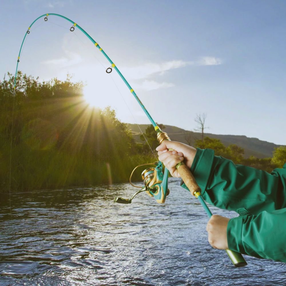 2Pcs Carbon Fiber Fishing Rod and Reel Combo - Image 4