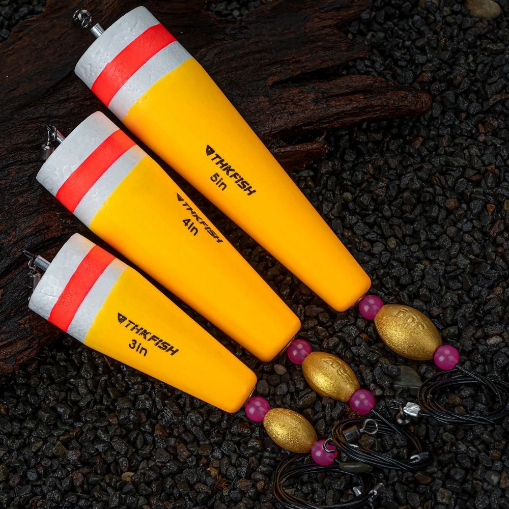 4PCS 3/4/5in Weighted Popping Corks Fishing Bobbers - Image 2