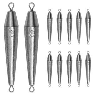 6 Sizes Trolling Sinkers Fishing Weights