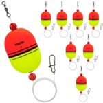 THKFISH8PCSEVAFoamPoppingCorksFloatsSlipBobbers-2.0in.jpg