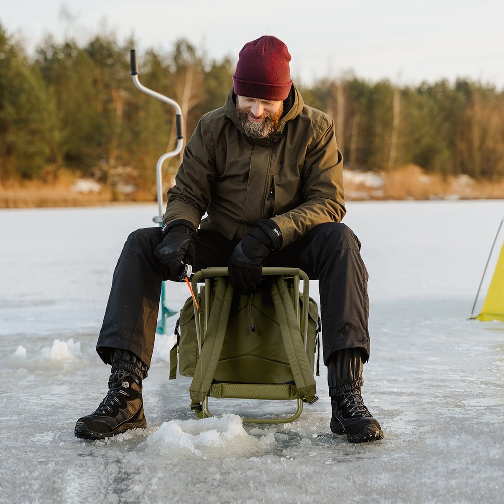 Fishing Backpack with Foldable Chair & Rod Holders - Image 5