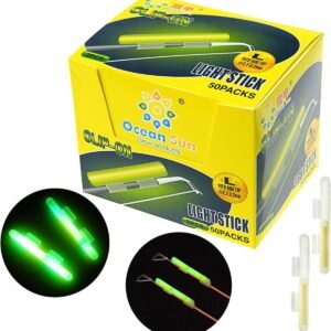 100pcs Fishing Glow Sticks Rod Tip Glow Sticks