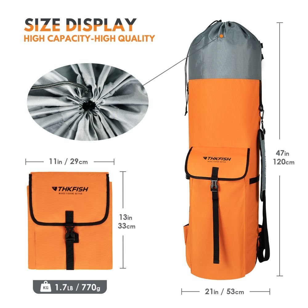 900D Oxford Cloth Fishing Rod Bag and Case - Image 5